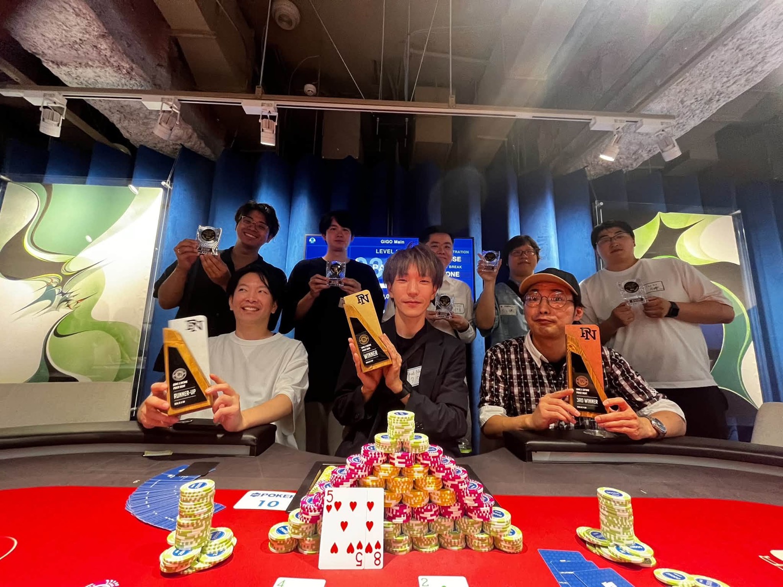 夏季最強決定戦 ファイナルテーブルの皆さん