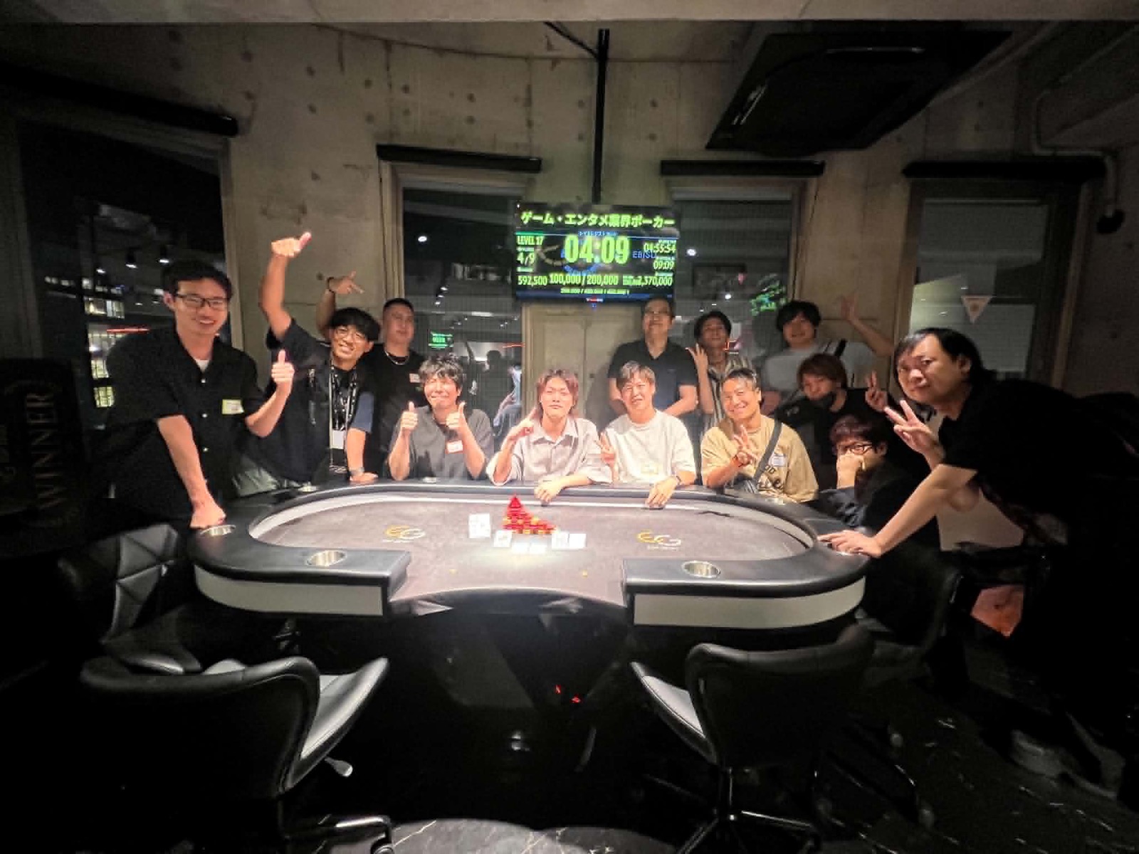 8月度 月例会 ファイナルテーブルの皆さん