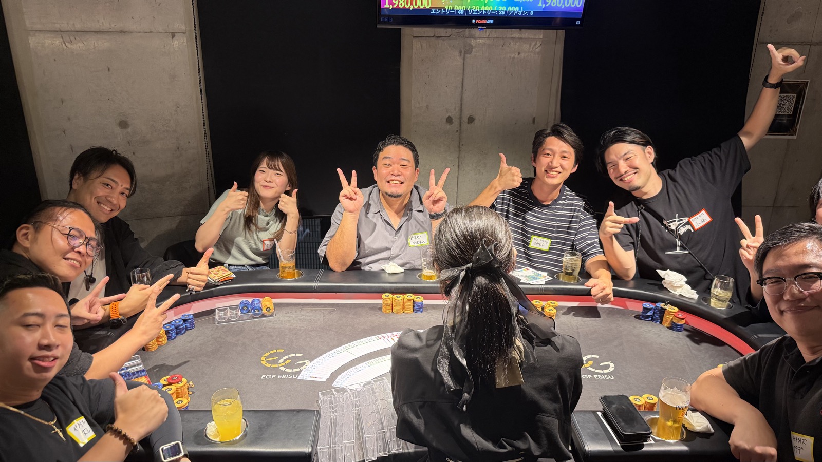 9月度 月例会 ファイナルテーブルの皆さん